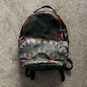Preloved SPRAYGROUND Camo Authentic Backpack